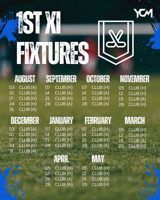 HOCKEY CLUB-SEASON FIXTURES GRAPHIC