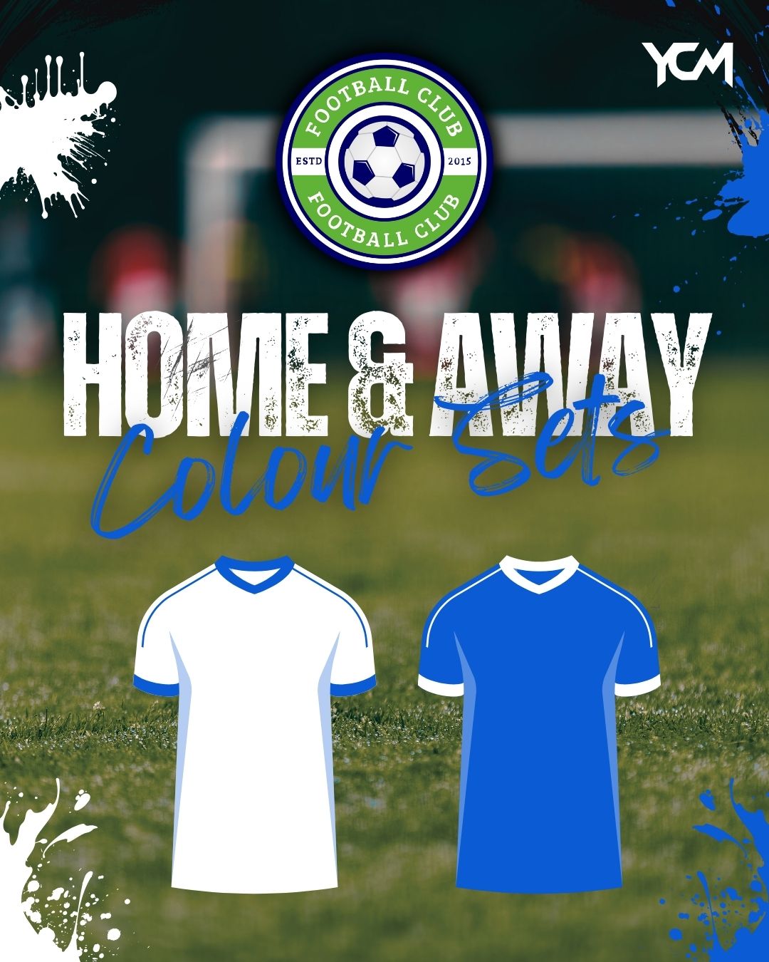 FOOTBALL CLUB-HOME AND AWAY KIT GRAPHIC