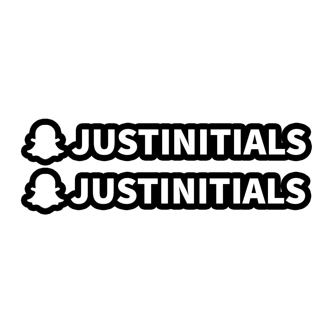 OUTLINED SNAPCHAT TAG STICKERS