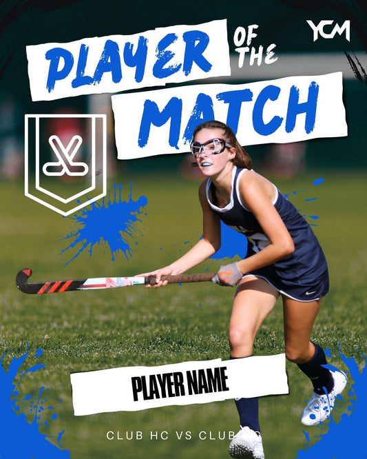 HOCKEY CLUB-PLAYER OF THE MATCH GRAPHIC