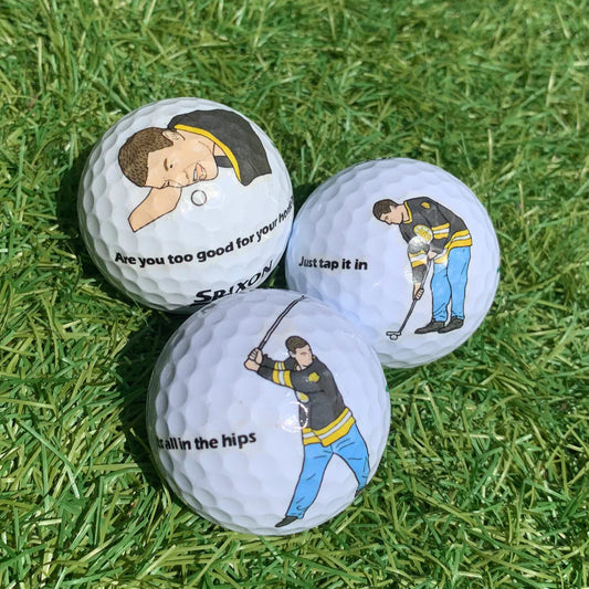 HAPPY GILMORE GOLF BALLS